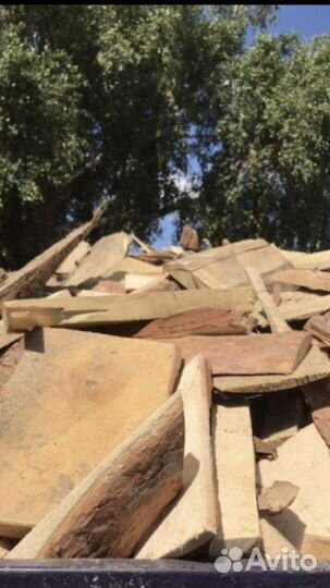 Дрова сосновые горбыль пиленный