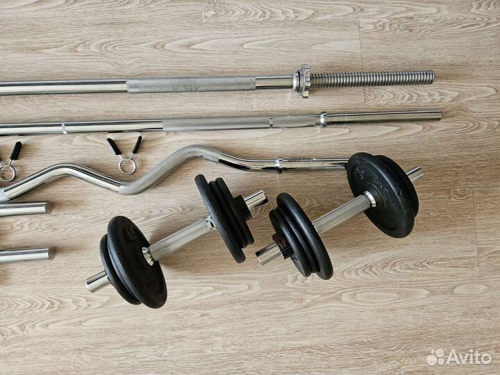 Гантели, блины, гриф, штанга