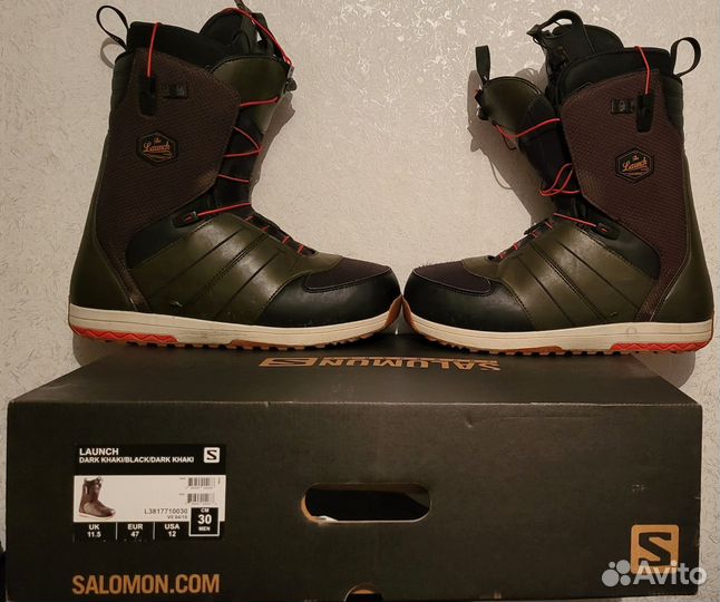 Сноубордические ботинки salomon launch