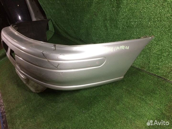 Бампер задний дорест Subaru Impreza GC2 GF3 Серебр