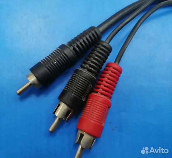 Кабель-переходник 6 din 2 x RCA, 1 Jack