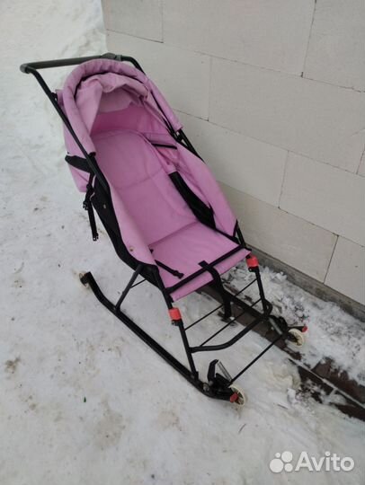 Коляска санки