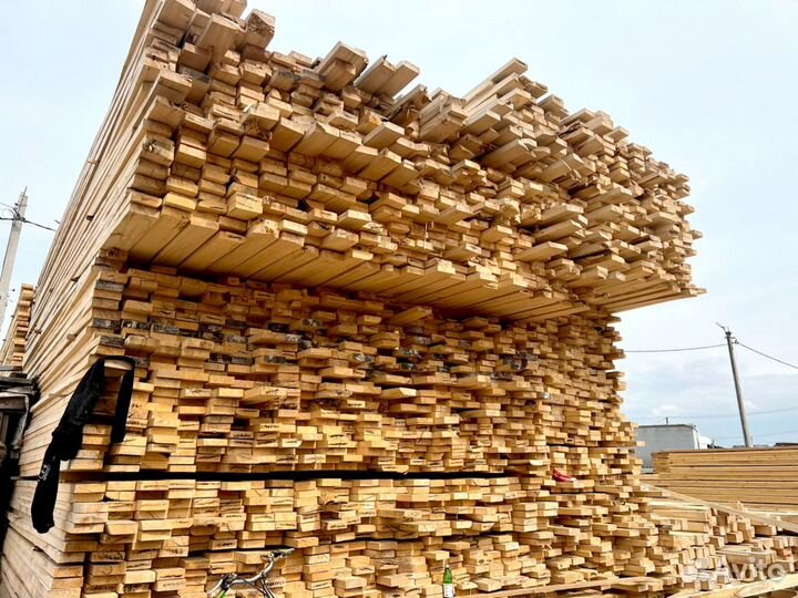 Доска обрезная 25х150х6000мм 1 сорт ГОСТ