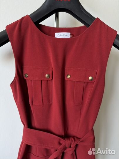 Calvin klein платье красное. Оригинал