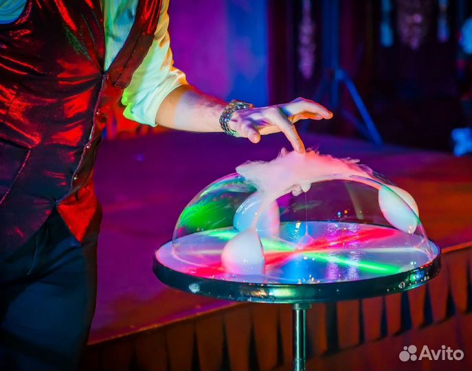 Аниматоры Пенное шоу Химия Бумага Фокусник Пузыри