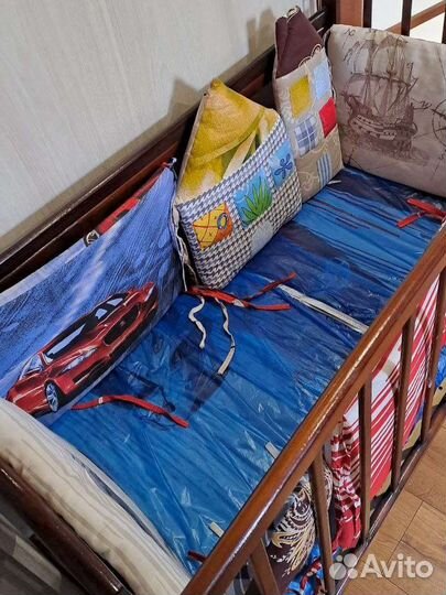 Бортики в детскую кроватку