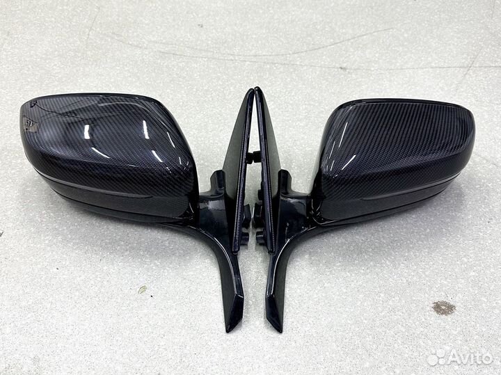 BMW G14 G15 G16 комплект зеркал Карбон 9 Pin