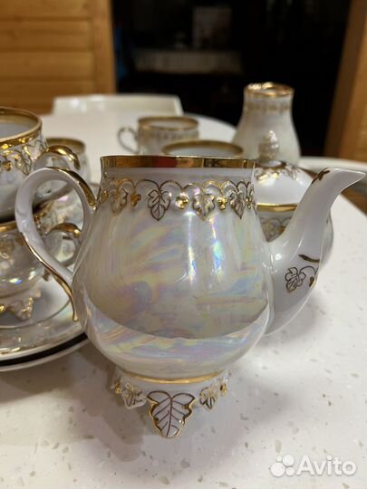 Чайный сервис фарфор Дулево