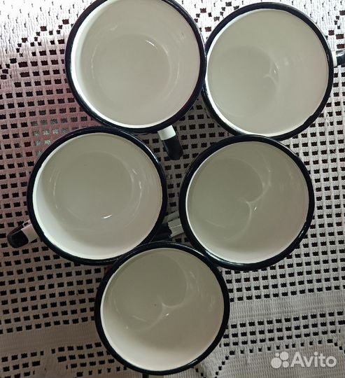 Кружки эмалированные