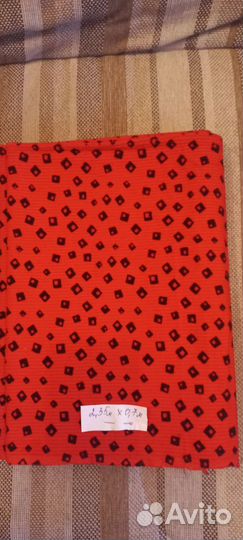 Отрез ткани вельвет хлопок СССР