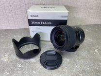 Sigma 35 mm 1 4 art canon (s/n 50158851)
