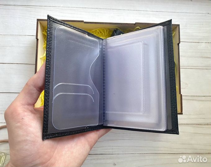 Подарочный набор обложка для автодокументов