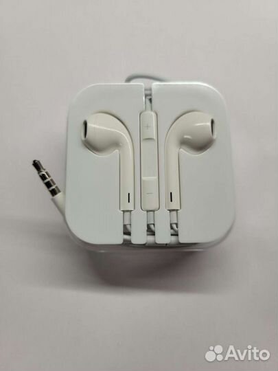 Наушники earpods проводные jack 3.5 чистый звук