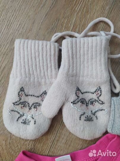 Фирменные вещи для девочки пакетом (80-86)