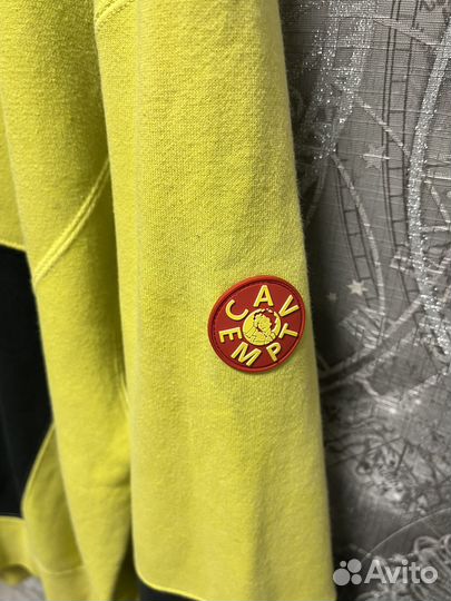 Cav Empt Overdye yellow худи