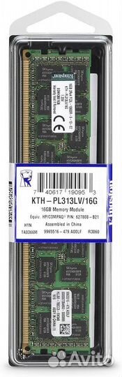 RAM Kingston, KTH-PL313LV, 16gb, 2Rx4, 10600(1333), DDR3, ECC, REG, Ref