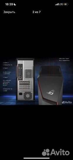 Игровой компютер asus ROG Strix Special G10DK