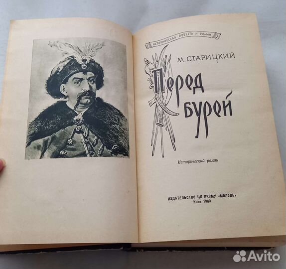 Книга М.Старицкий. Перед бурей