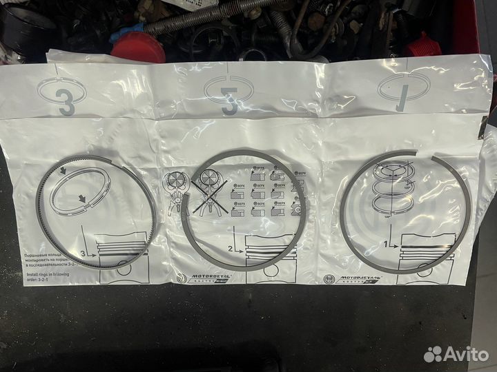 Кольца 82.0 мотордеталь кострома