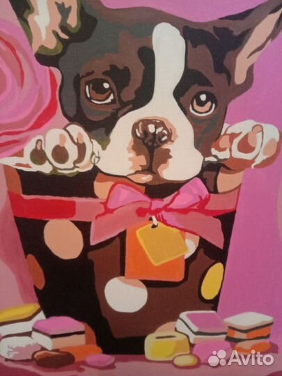 Готовая картина по номерам