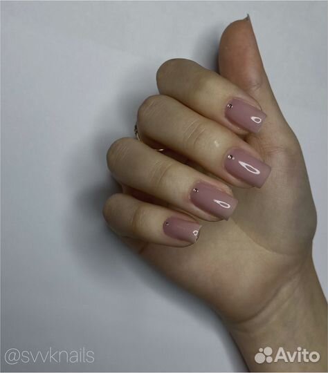 Маникюр наращивание ногтей