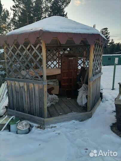 Беседка садовая из дерева