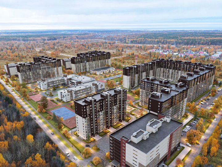 1-к. квартира, 38,1 м², 1/12 эт.