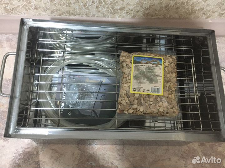 Коптильня горячего копчения из нержавейки