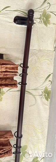 Карниз для штор пластик 118см