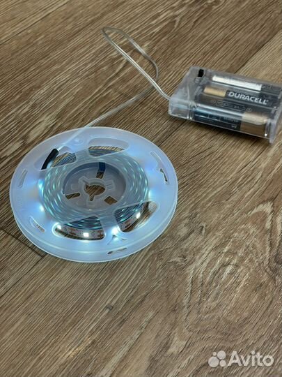 Светящаяся лента на батарейках