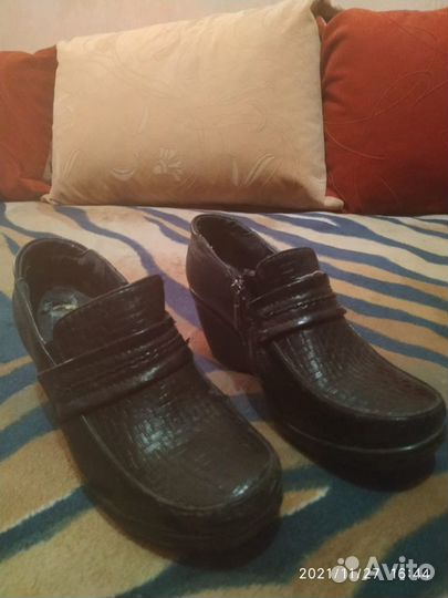 Туфли женские кожаные 38 размер