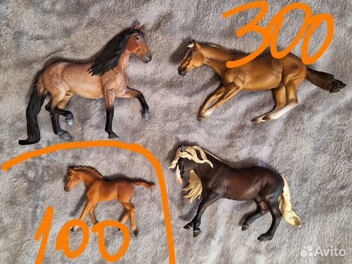 Фигурки Schleich, Collecta, Papo: лошади, люди