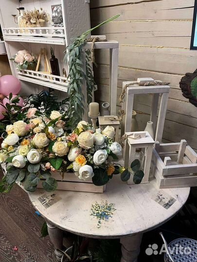 Искусственные цветы для декора свадьбы