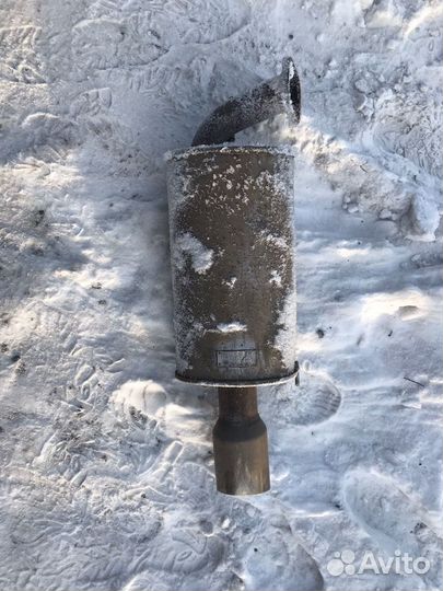 Задняя банка глушителя