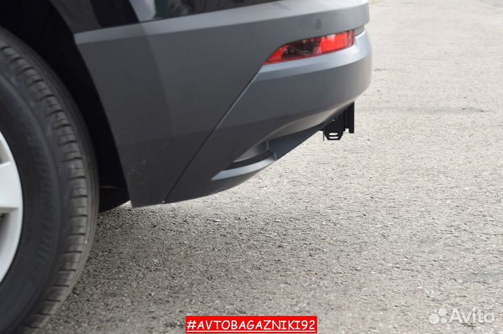 Фаркоп (тсу) под квадрат для Skoda Karoq