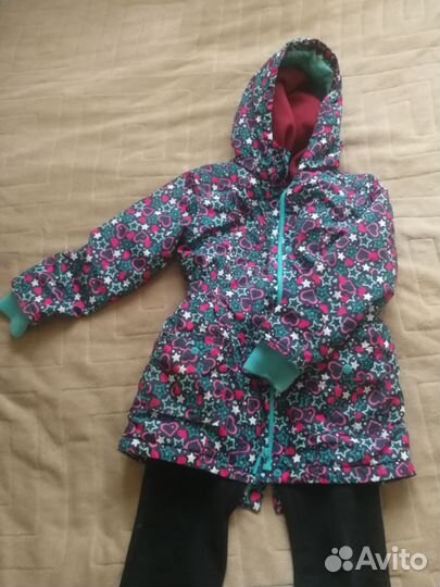 Костюм, куртка, шапка