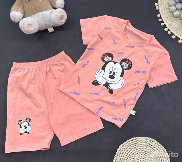 Летний костюм с шортами, 92-116