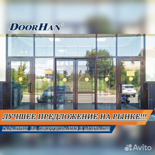 Раздвижные автоматические двери