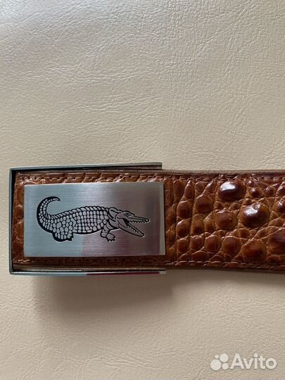 Ремень мужской натуральная кожа крокодила