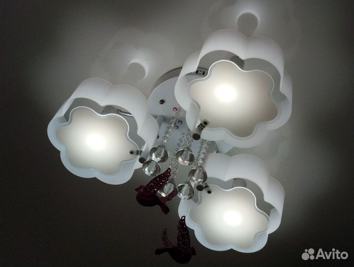 Люстра потолочная бу