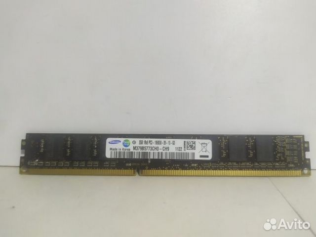 Оперативная память низкопрофильная Samsung DDR3 2