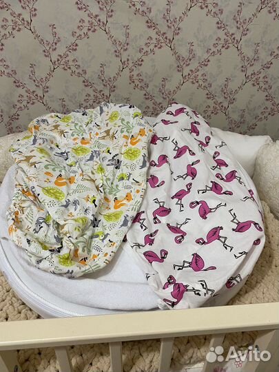 Круглый матрас в кроватку