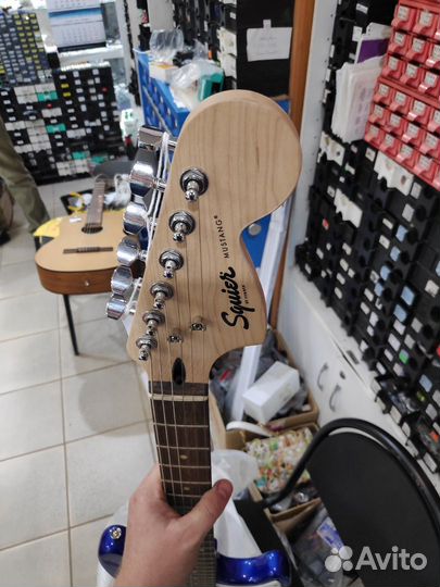 Электрогитара Fender squier bullet mustang HH impb
