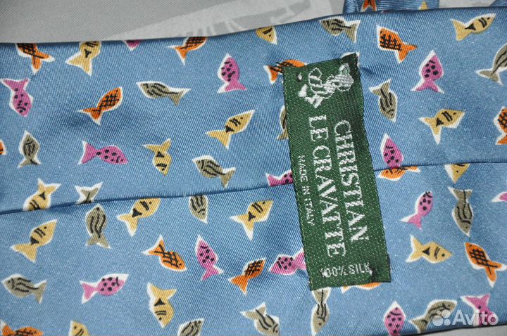 Винтажные галстуки 100 шелк