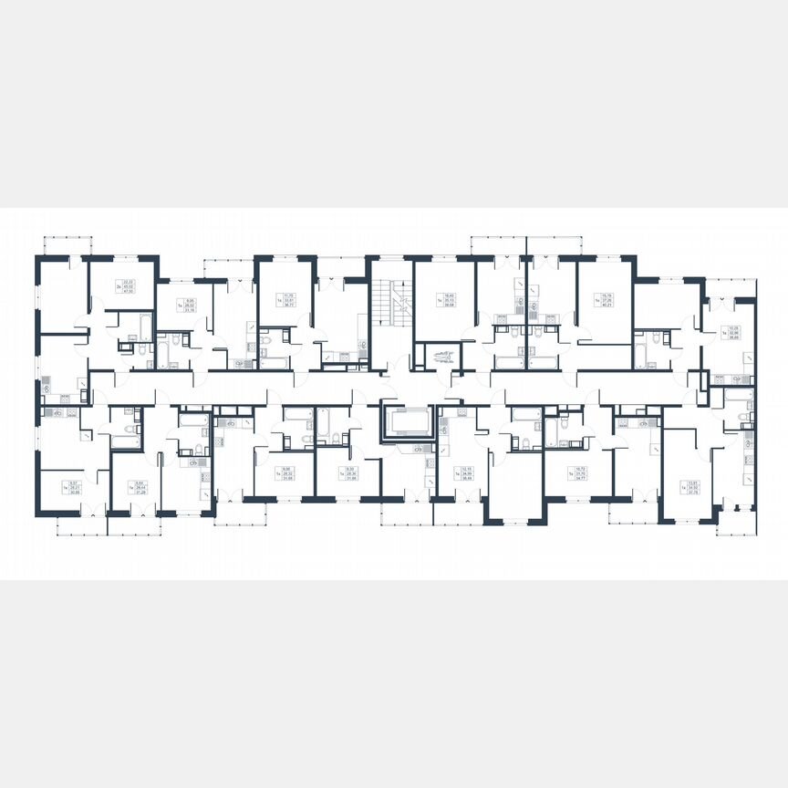 2-к. квартира, 45,8 м², 7/8 эт.