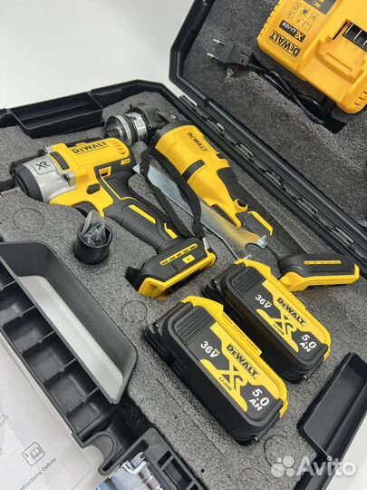 Набор 2в1 DeWalt ушм+Гайковерт