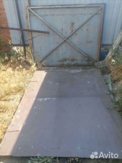 Ворота гаражные металлические бу