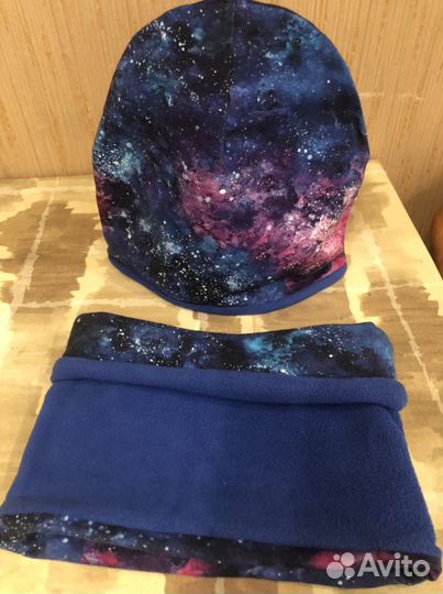 Комплект шапка и снуд