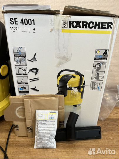 Моющий пылесос karcher se 4001