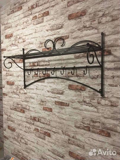 Кованые вешалки для прихожей №5